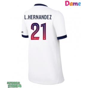 Paris Saint-Germain Lucas Hernandez #21 Replika Udebanetrøje Dame 2026-27 Kortærmet